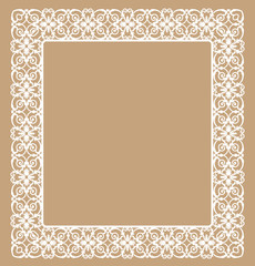 Laser cutting template