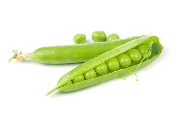 Green Peas Isolated