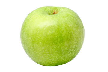 Green apple isolated on white