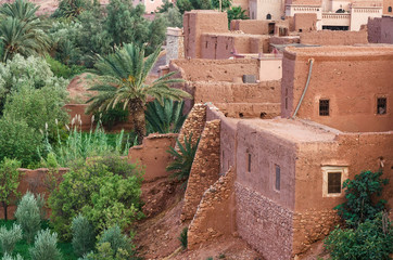 Ait Benhaddou, fortified city, kasbah or ksar in Morocco