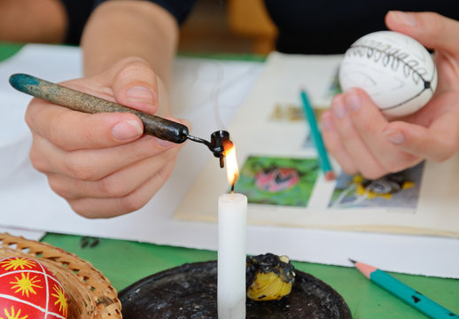 Creation of the Ukrainian Easter egg