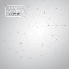 background with a molecular lattice