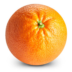 Ripe orange isolated