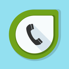 Call Contact button Illustration