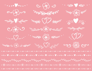romantic dividers set