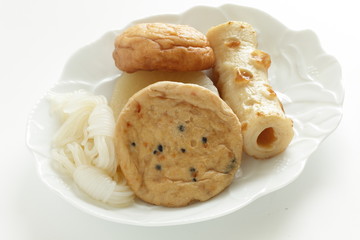 Japanese food, Oden fish cake and radish
