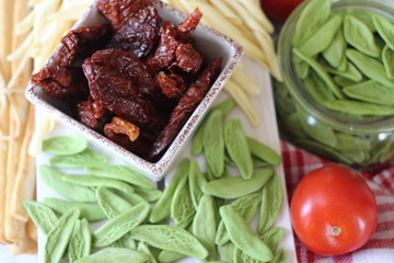 italian food, dried tomato, grissini, italian starter, italian snack, salted sticks, italian salted sticks, 