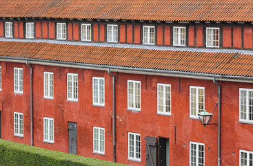 Kastellet Buildings in Copenhagen, Denmark