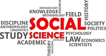 word cloud - social science