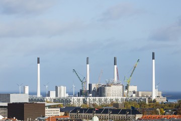 Amager Power Station in Copenhagen, Denmark