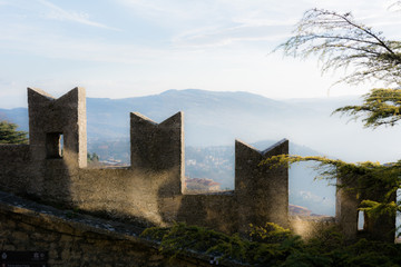 Le mura dello stato di San Marino