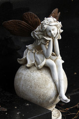 Fototapeta premium Angel on cemetery
