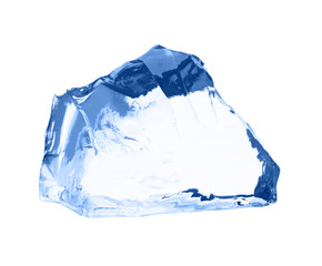Fototapeta premium Ice cube isolated on white.