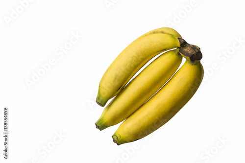 "Banana on solid white background" Stock photo and royalty-free images