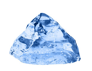 Fototapeta premium Ice cube isolated on white.