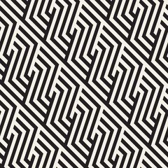 Repeating Slanted Stripes Modern Texture. Monochrome Geometric Seamless Pattern.