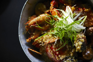 Garlic shrimps 