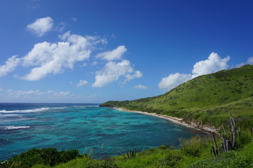 Picturesque landscape photo of Isaac's Bay on the east end of St. Croix, USVI