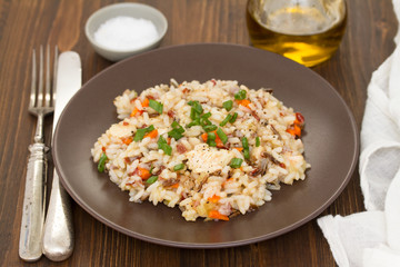 rice with chicken and vegetables