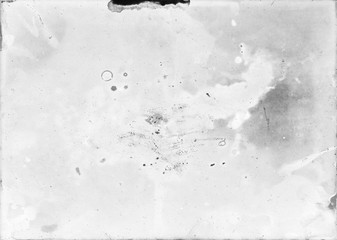 Old and damaged photographic paper wrongly developed useful like a layer for photo editor