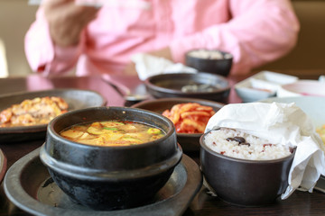 Doenjang stew, Doenjang jjigae, Bean paste stew, Korean stew