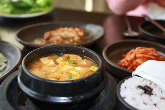 Doenjang stew, Doenjang jjigae, Bean paste stew, Korean stew