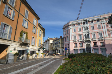 Fototapeta premium Monza (Italy): historic buildings