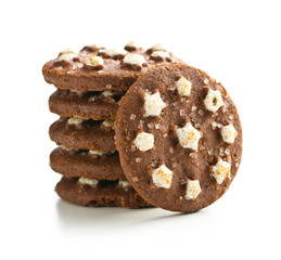 Dark chocolate cookies.