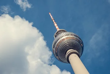 Gordijnen Berlijn - TV toren - Landschap © DanBu.Berlin