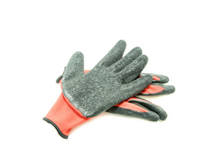 work gloves  on white background