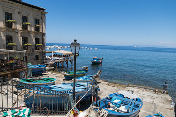 Fishing village in Calabria, Scilla, Southern Italy
