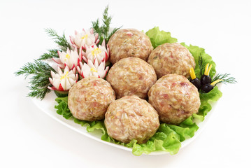 raw meatballs