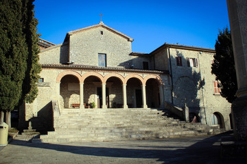 Fototapeta na wymiar Capuchin church (Chiesa dei Cappuccini), San Marino