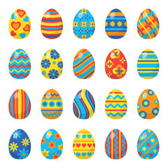 Easter eggs for Easter holidays design.