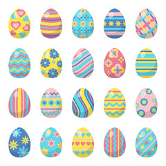 Easter eggs for Easter holidays design.