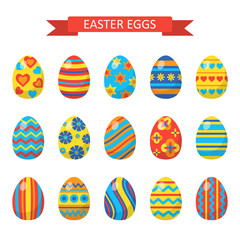 Easter eggs for Easter holidays design.