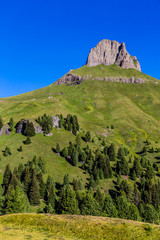 Fototapeta na wymiar Via Ferrata Finanzieri, Colac - Dolomites, Italy