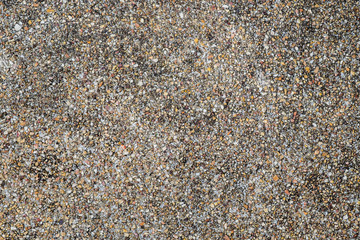 Dirty pebbles floor