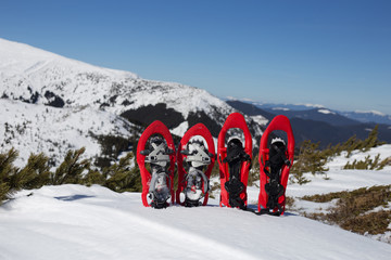 extreme campaign in the kanyena in the winter with a tent