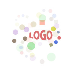 abstract logo sign isolated on white