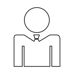businessman figure silhouette icon vector illustration design