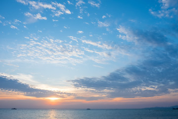 Fototapeta premium sunset at sea