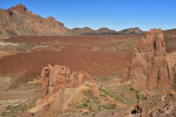 Vulkanische Landschaft auf Teneriffa 