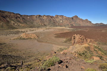 Vulkanische Landschaft auf Teneriffa 