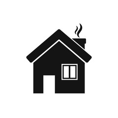 House icon, vector isolated home illustration.