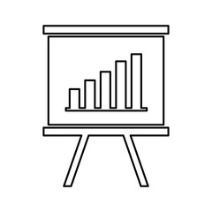 paper board training isolated icon vector illustration design