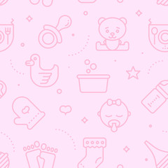 Pastel Seamless Baby Pattern