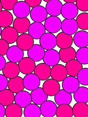 Disk background and geometric pattern for your concept