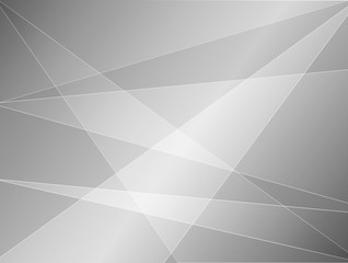 Abstract geometric silver and gray background. Vector illustration.