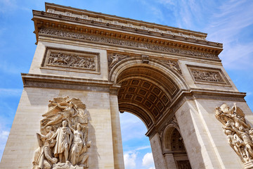 Obraz premium Arc de Triomphe in Paris Arch of Triumph
